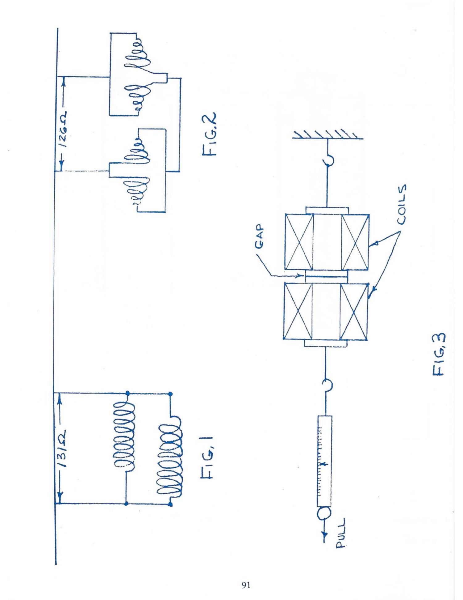 Resistance sheet: 131 Ω and 126 Ω across 24 VDC (journal p. 91)